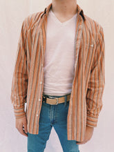 Load image into Gallery viewer, Vintage Coral/White Striped Levi's Button-Down