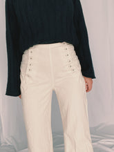 Load image into Gallery viewer, White Sailor Pants
