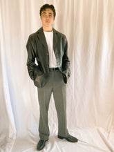 Load image into Gallery viewer, Vintage Brown Leather Blazer