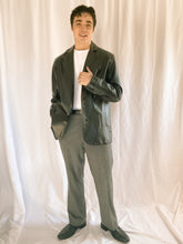 Load image into Gallery viewer, Vintage Brown Leather Blazer