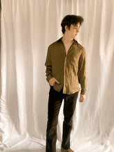 Load image into Gallery viewer, Vintage Shimmery Bronze Button-Down Shirt