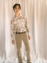 Load image into Gallery viewer, Vintage Brown and White Disco Shirt