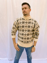 Load image into Gallery viewer, Vintage Wool Nordic-Style Sweater