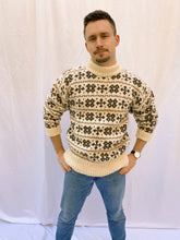 Load image into Gallery viewer, Vintage Wool Nordic-Style Sweater
