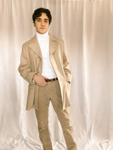 Load image into Gallery viewer, Vintage Tan Wool Coat