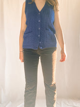 Load image into Gallery viewer, Vintage Button-Down Sweater Vest