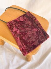 Load image into Gallery viewer, Vintage Red Velvet Bag