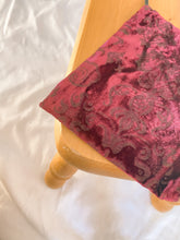 Load image into Gallery viewer, Vintage Red Velvet Bag