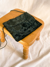 Load image into Gallery viewer, Vintage Black Velvet Bag