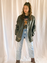 Load image into Gallery viewer, Vintage Brown Leather Blazer