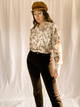 Load image into Gallery viewer, Vintage Brown and White Disco Shirt