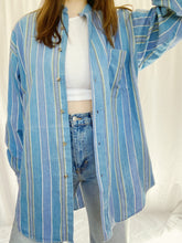 Load image into Gallery viewer, Vintage Striped Button-Down Shirt