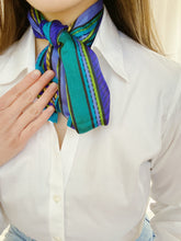 Load image into Gallery viewer, Vintage Oscar de la Renta Silk Scarf