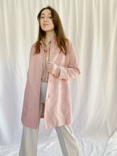 Load image into Gallery viewer, Vintage Dusty Pink Trench Coat