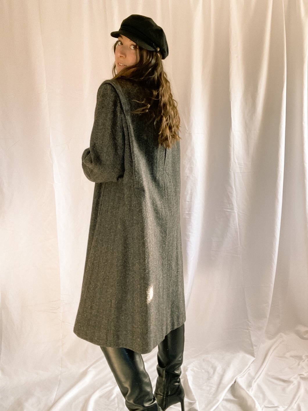 Vintage Long Wool Coat